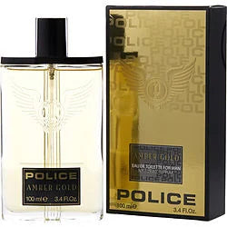 POLICE AMBER GOLD
